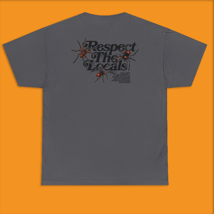 Respect your Local Spiders - Charcoal