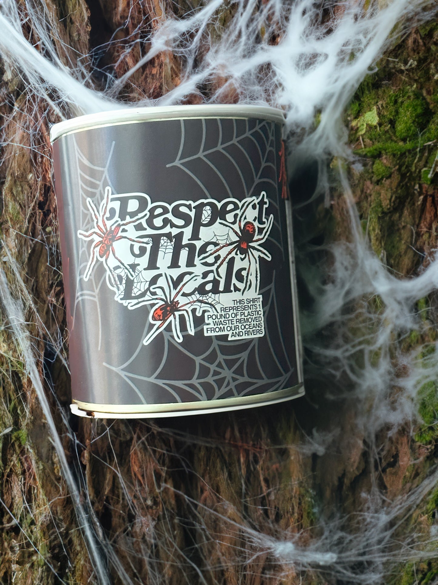 Respect your Local Spiders - Charcoal