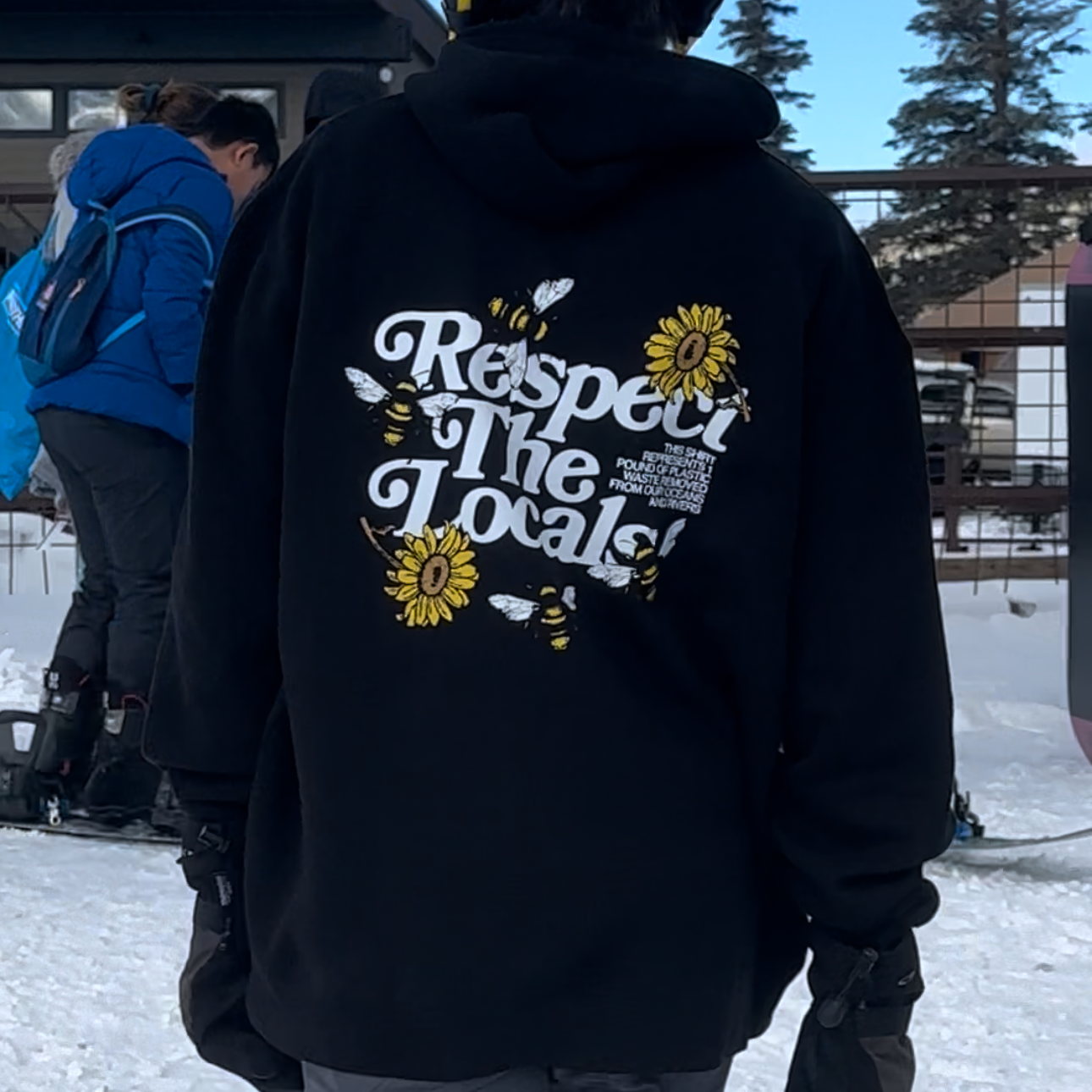 Respect Your Local Bees Hoodie