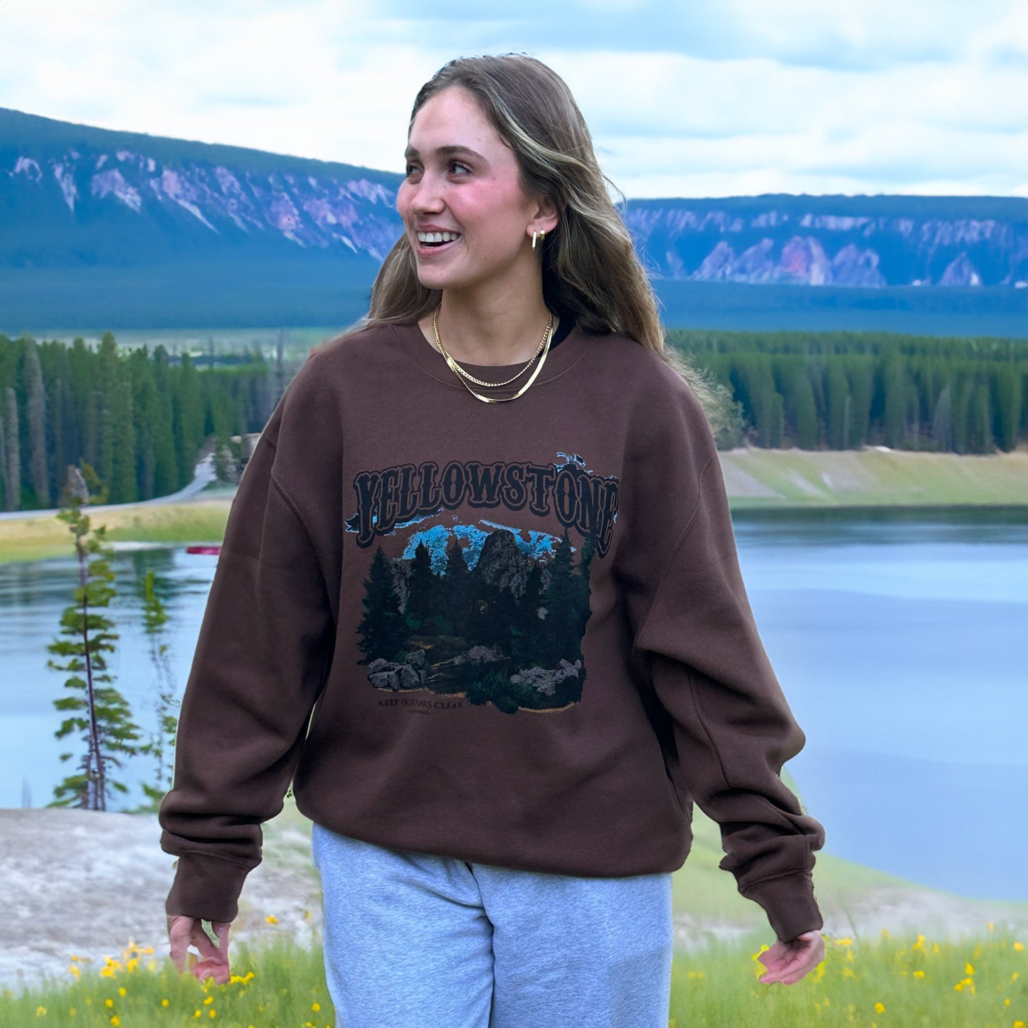 Yellowstone National Park Crewneck