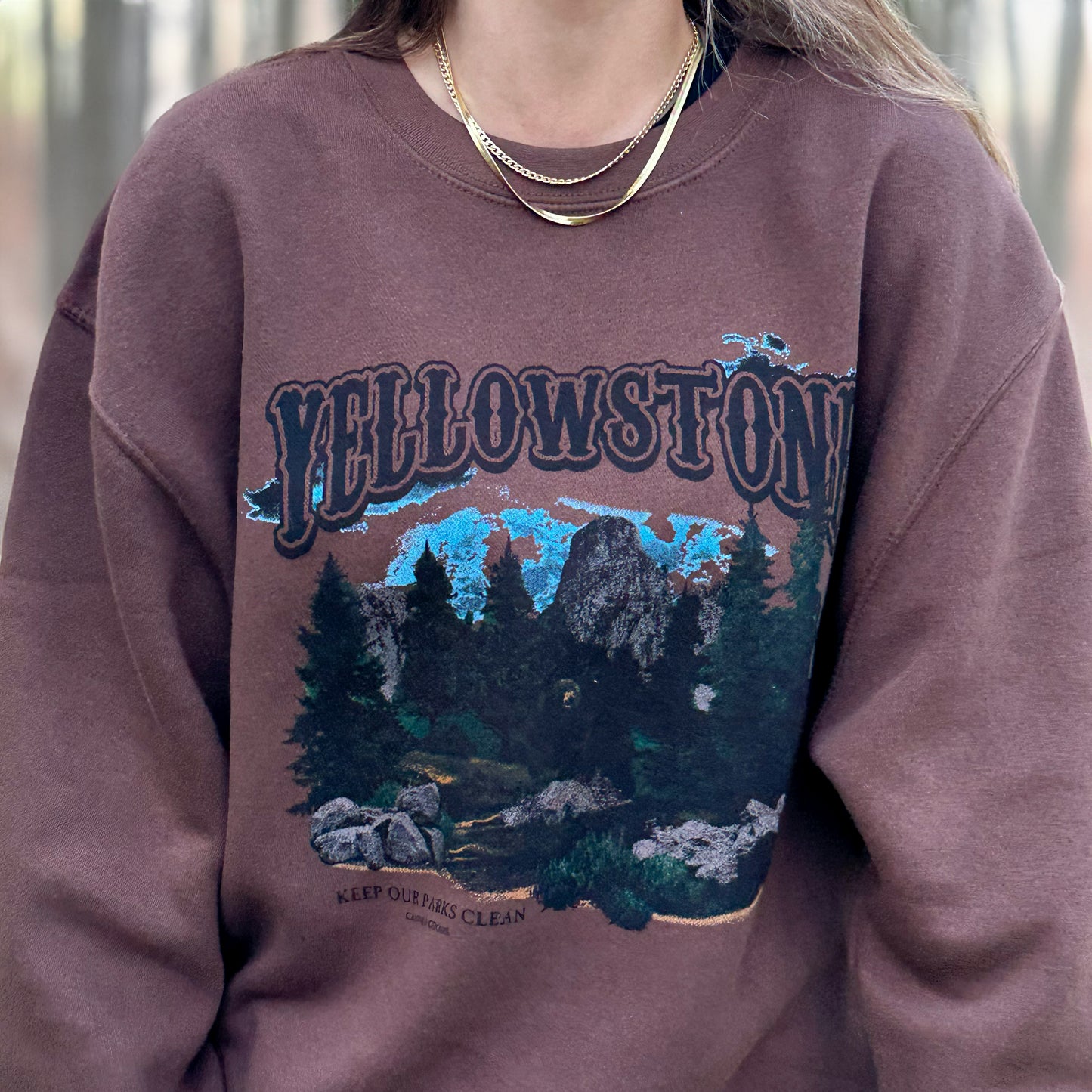 Yellowstone National Park Crewneck