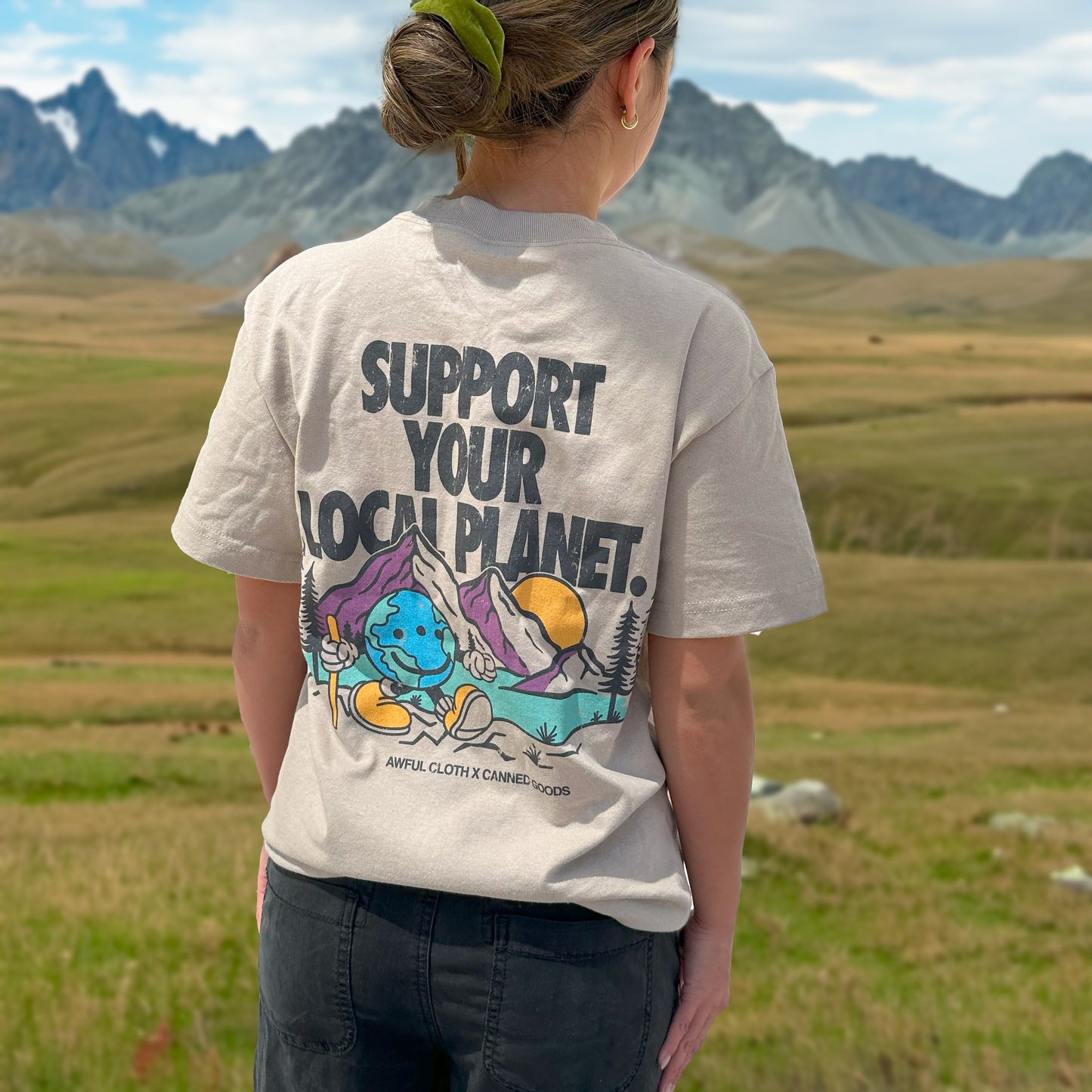 Support Your Local Planet Earth Day Tee