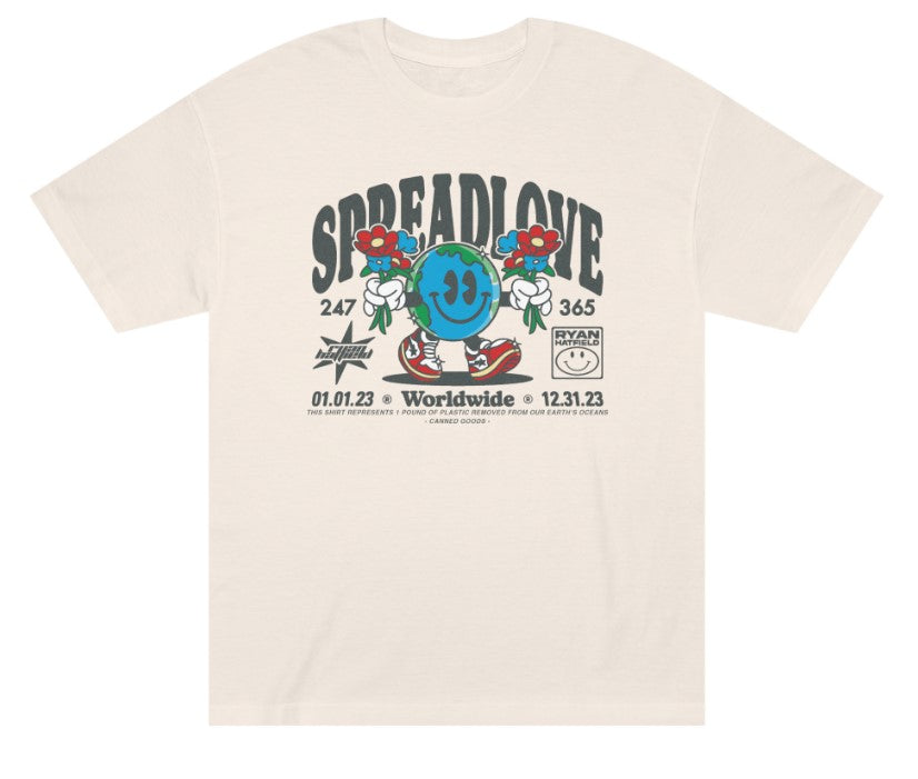 Spread Love for Earth Day Graphic Tee