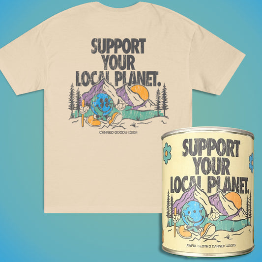 Support Your Local Planet Earth Day Tee