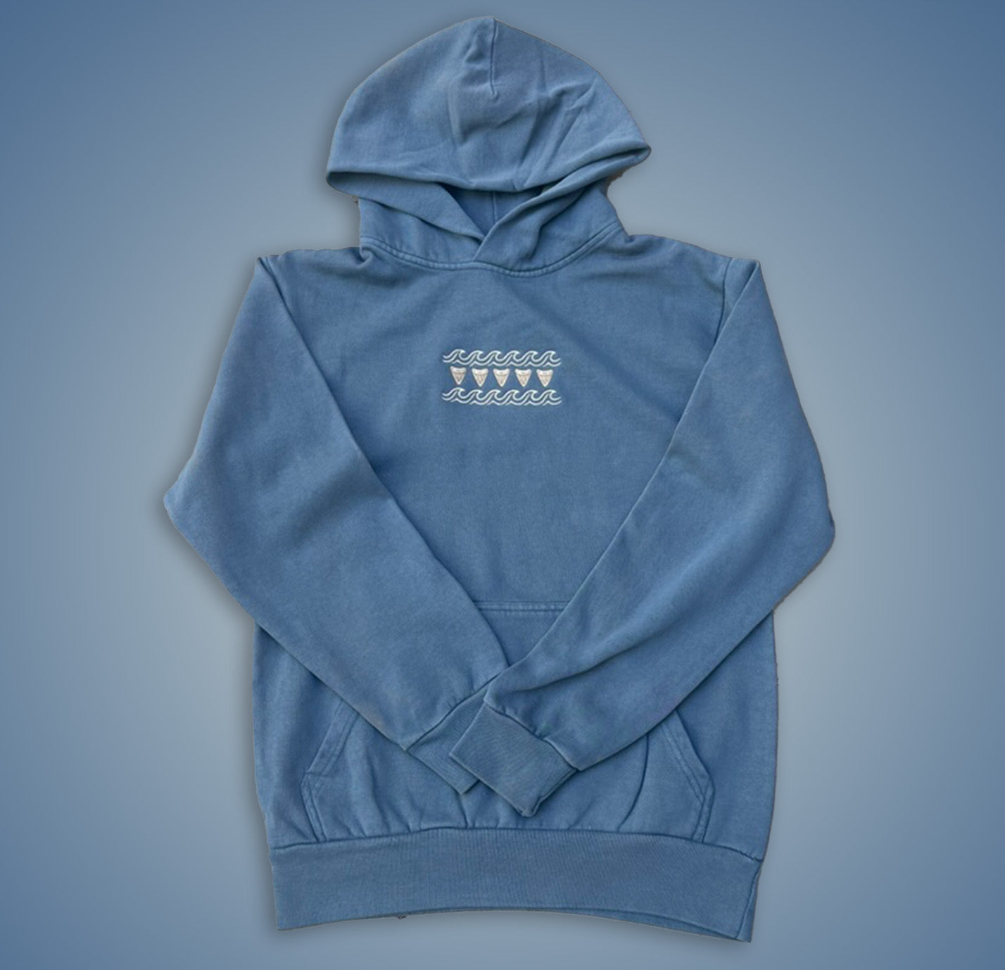 Embroidered Shark Hoodie!