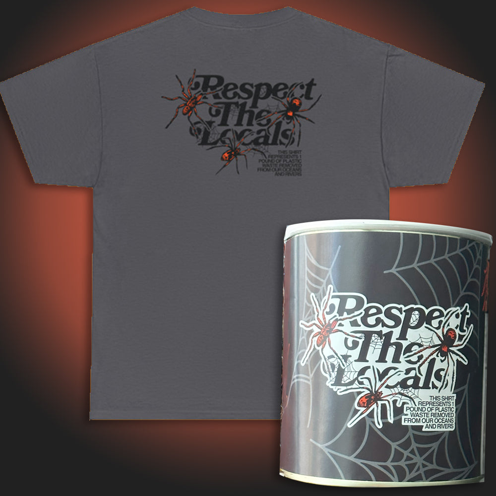 Respect your Local Spiders - Charcoal