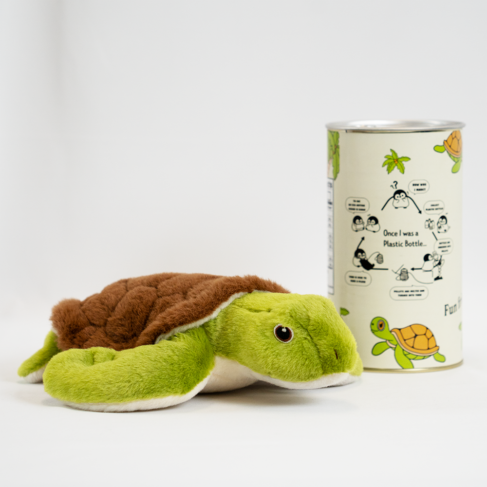 SUSTAINABLE SEA TURTLE PLUSHIE IN A CAN Canned Goods