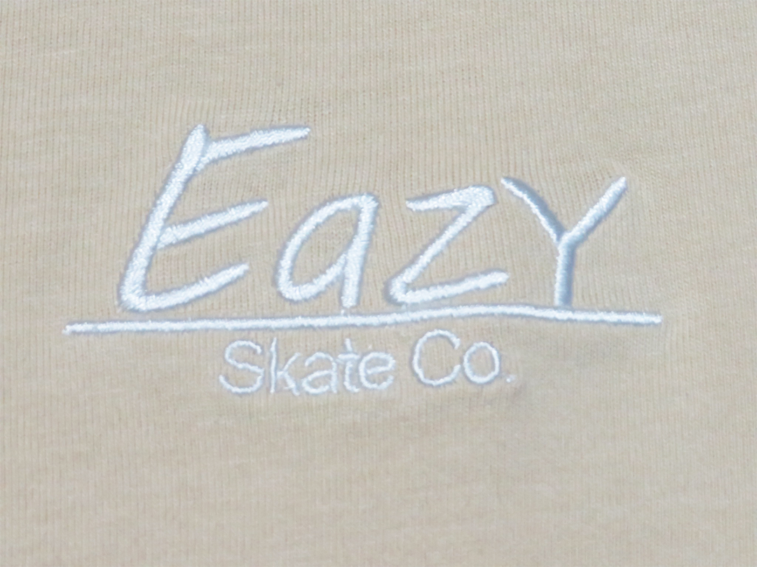 Sand Embroidered Tee