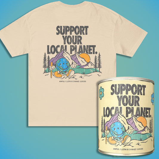 Support Your Local Planet Earth Day Tee