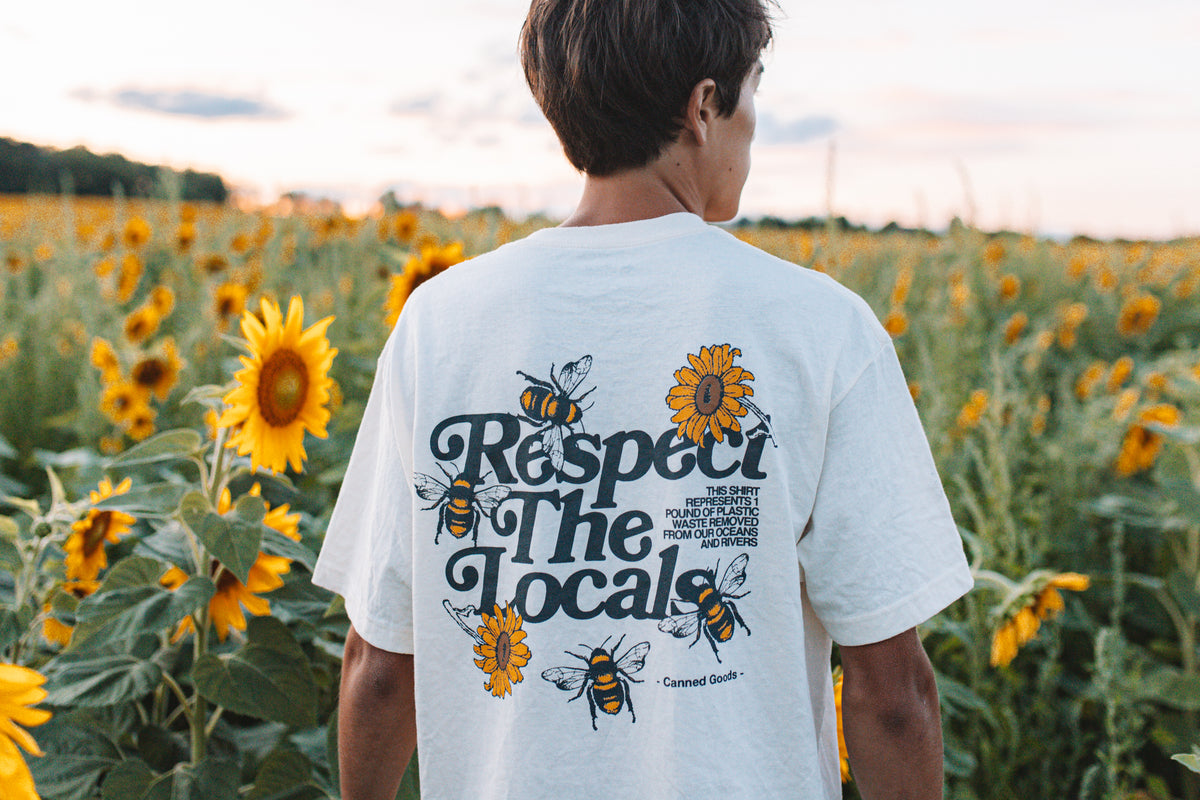 Respect Your Local Bees Graphic Tee – Canned Goods